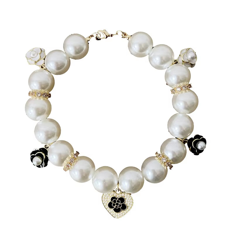 Luxury Pet Jewelry for Dogs Lover Black Cat Puppies Small Animal Chihuahua Bichon Yorkshire Wedding Party Necklace Accessories